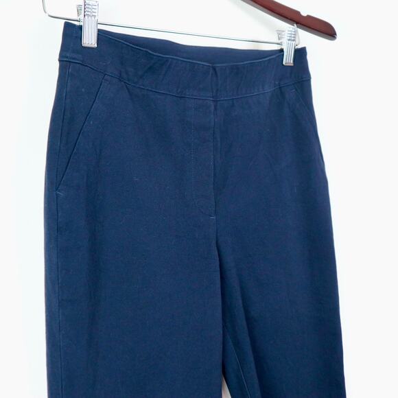 Spanx Size XS Tall Polished Slim Fit Ankle Pants Dark Navy Blue - Picture 4 of 9